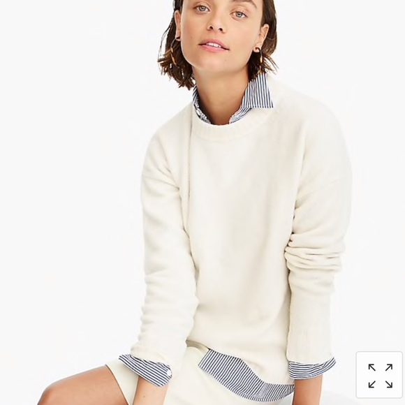 J. Crew Sweaters - J. Crew oversized ivory sweater Sz XXL NWT
